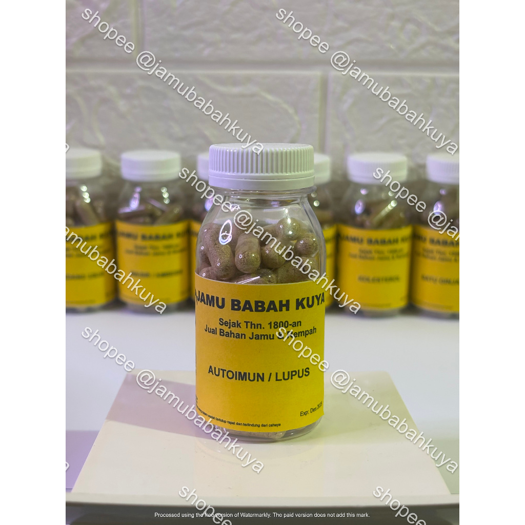 

Jamu Babah Kuya Herbal untuk Mengatasi Autoimun / Lupus - Ramuan Tradisional 100% Herbal Murni