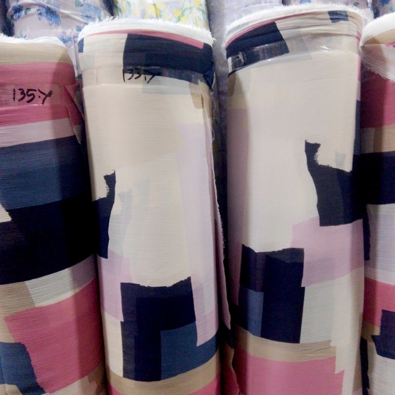 kain sifon motif - kain sifon Yoryu - kain sifon - harga roll - crt