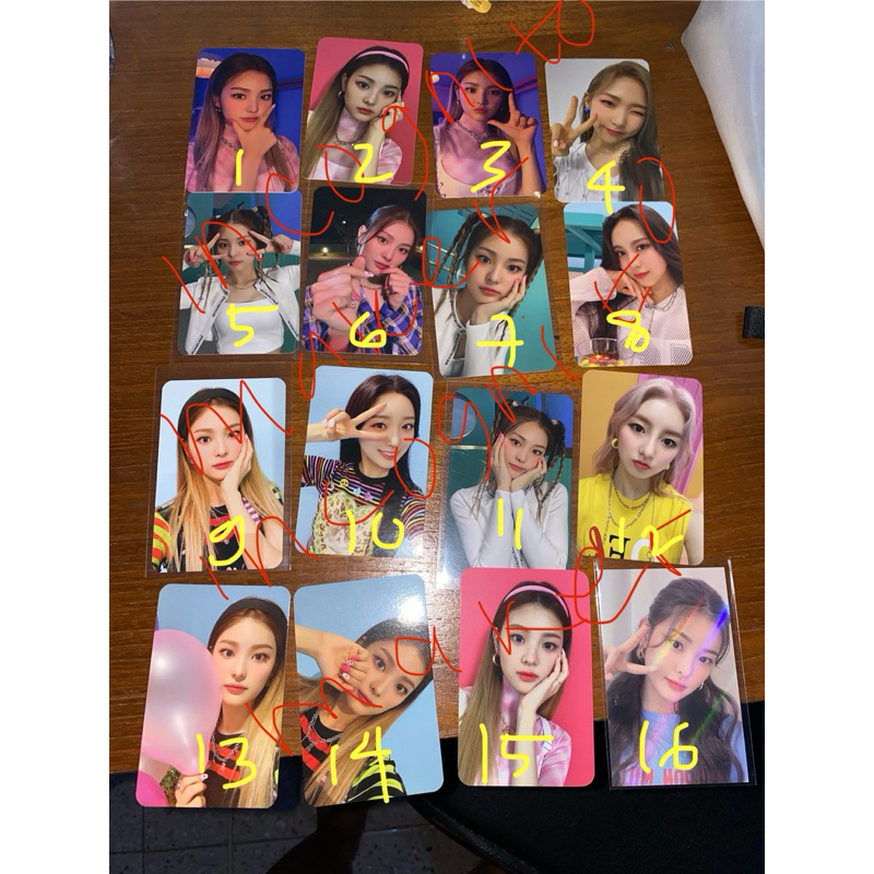 LIGHTSUM VANILLA BENEFIT PHOTOCARD PC SANGAH HINA JUHYEON JIAN HUIYEON