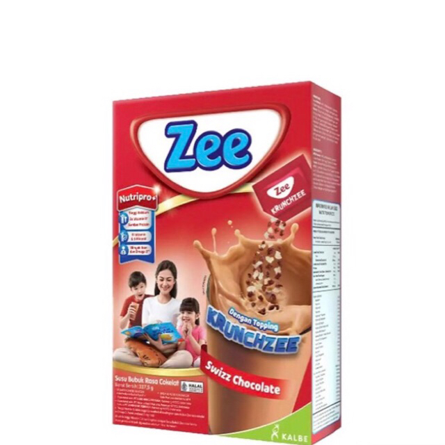 

Zee Susu Bubuk Krunchzee Swizz Chocolate 337.5G