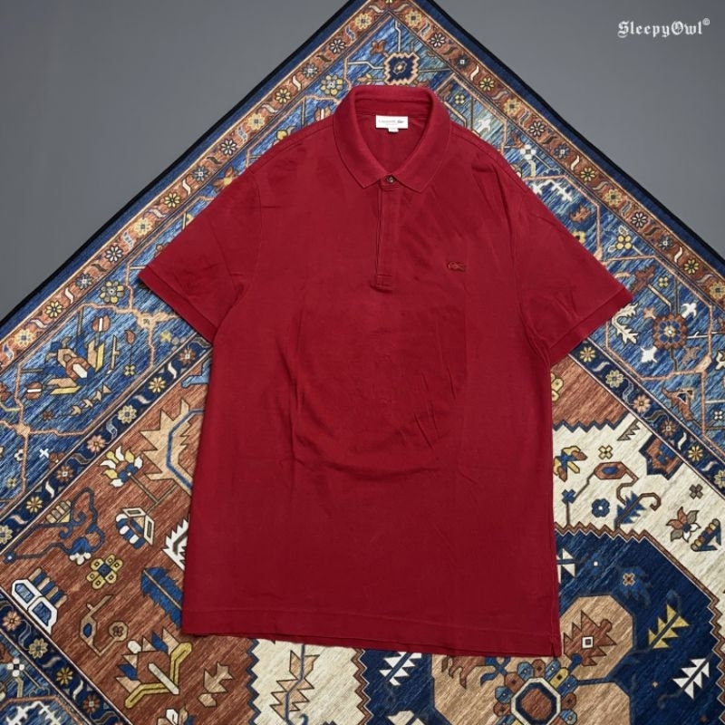 Polo Shirt Lacoste Maroon Authentic