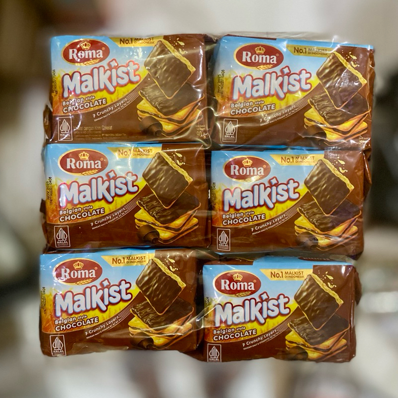 

ROMA MALKIST CRACKERS COKLAT 90gr (PACK)