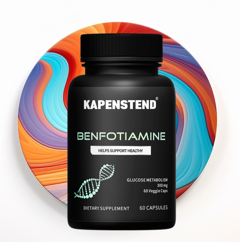 KAPENSTEND Benfotiamine 300 mg, 60 Kapsul Vegetarian, Suplemen Benfotiamine, Vegetarian, Non-GMO