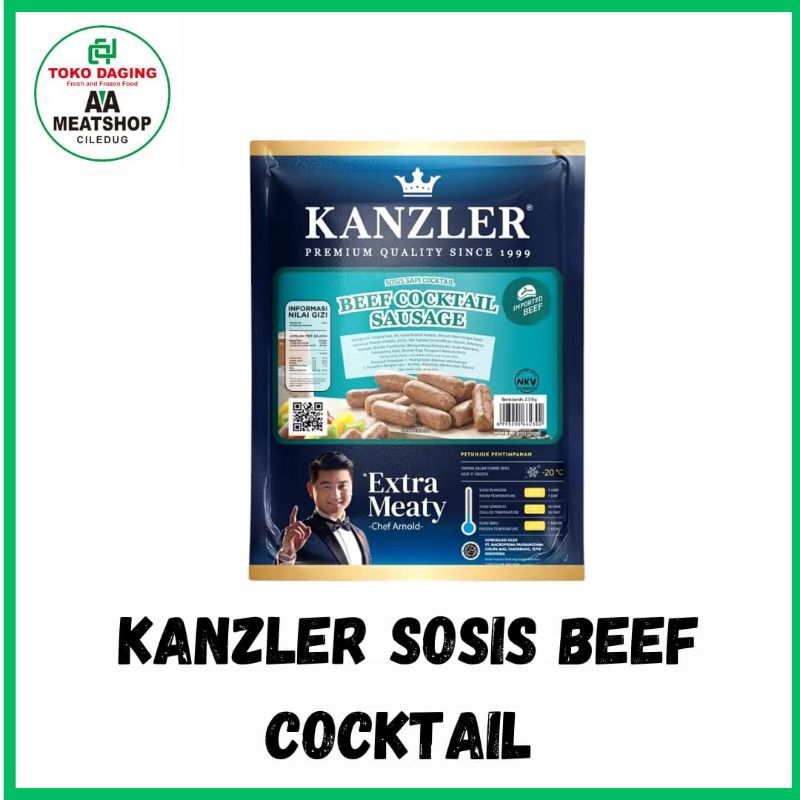 

SOSIS KANZLER BEEF COCKTAIL 250 g