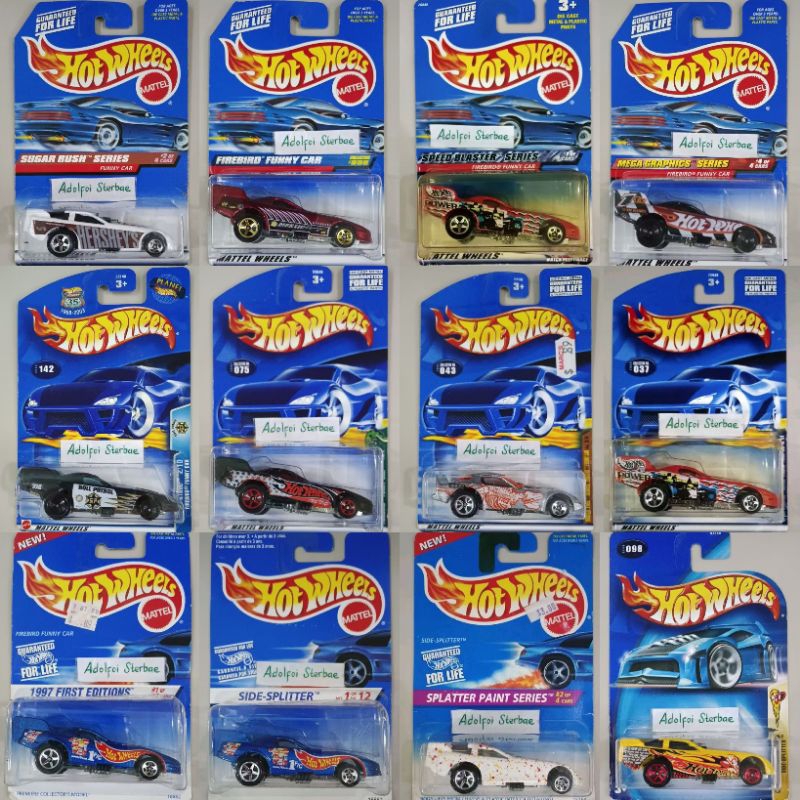 hotwheels hot wheels firebird funny car side splitter roll patrol mega graphics tema handy martin fo