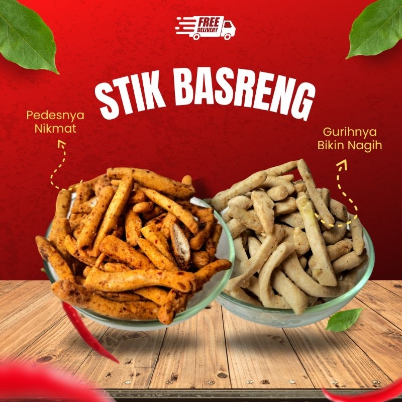 

Stik Basreng Baso Goreng Pedas Daun Jeruk Gurih Original 50gr 100gr 150gr 250gr 500gr