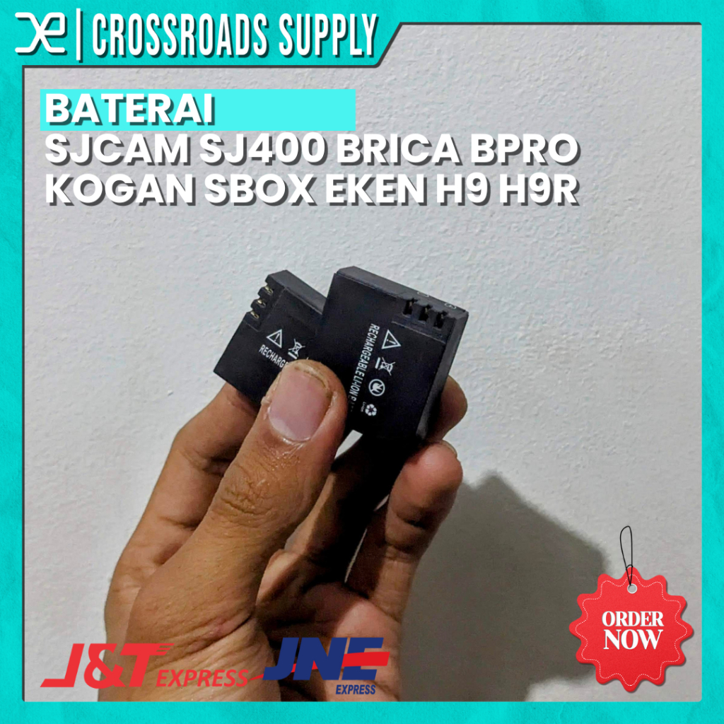 Baterai Action Cam kamera SJcam Bpro Brica Kogan SBox GitUp BellaV SJ4000 SJ5000 M10 Eken H9 H9R Bca