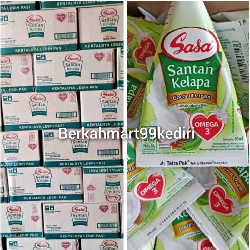 

Santan sasa 1 dus isi 32 pcs kemasan 65 ml