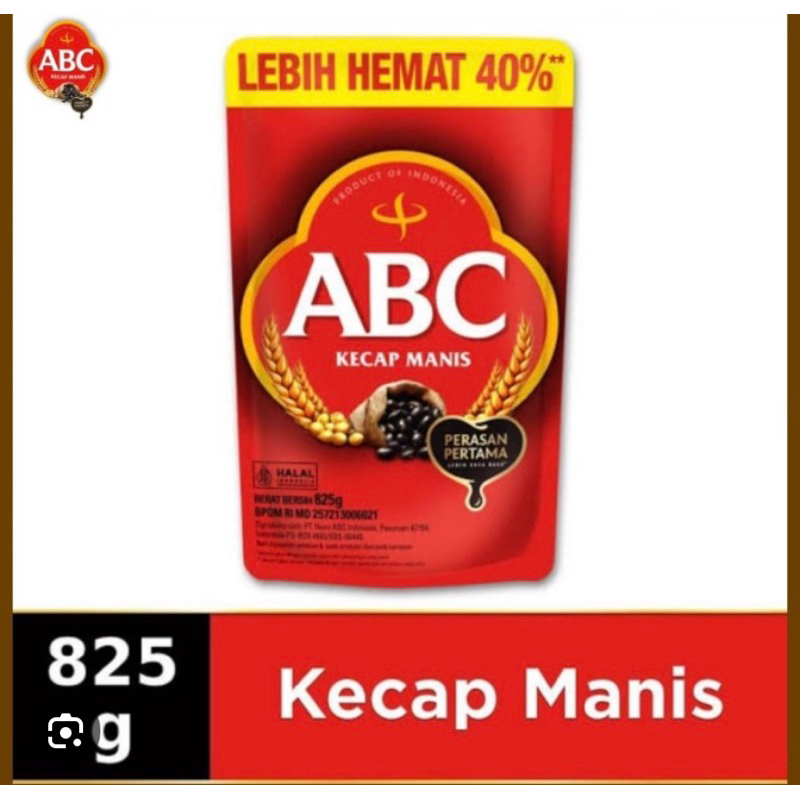 

ABC | Kecap Manis Refill 825gr