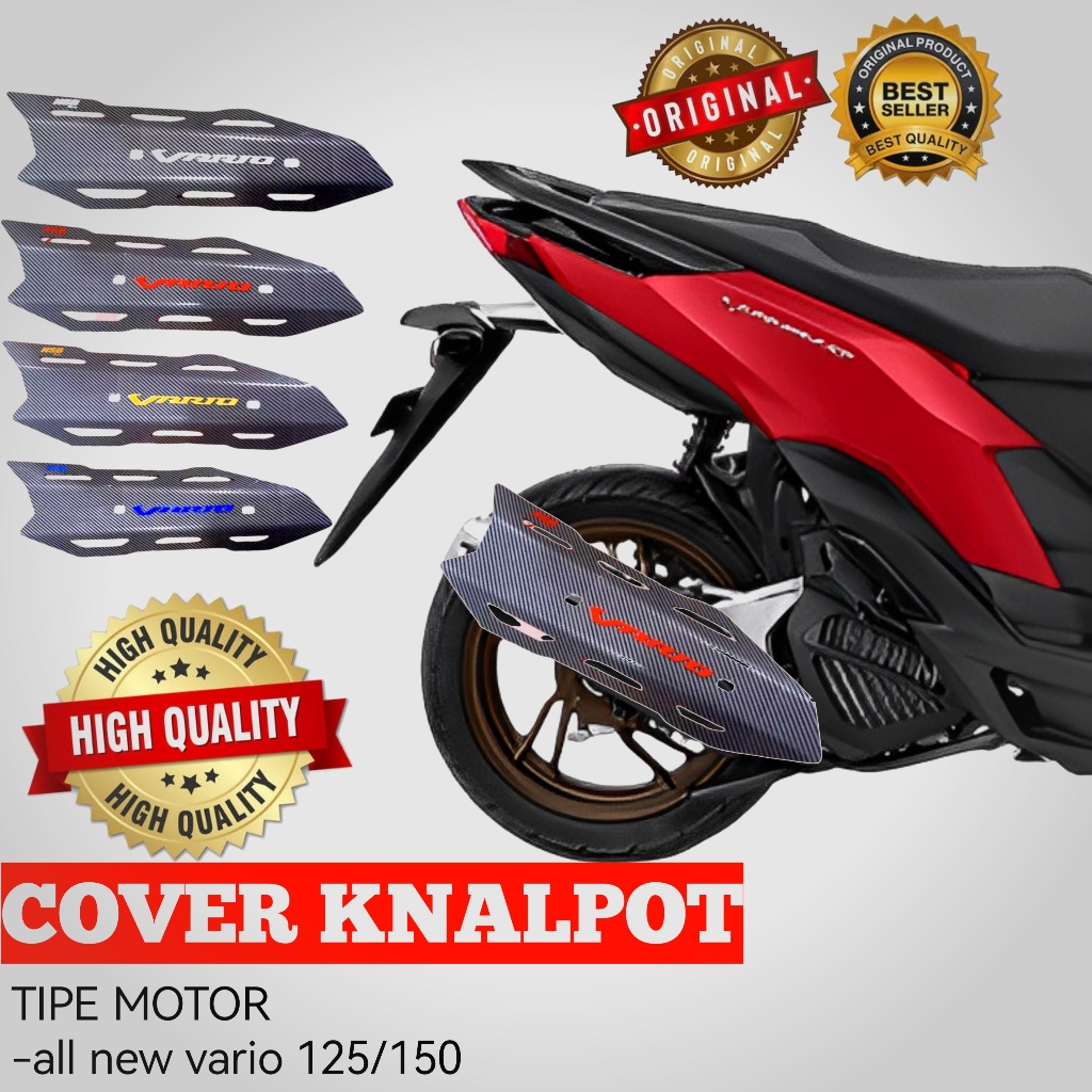 COVER KNALPOT TAMENG ALL VARIO NEW TAMENG KNALPOT ALL HONDA VARIO NEW 125 VARIO 150
