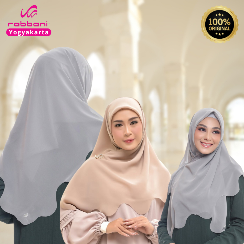 Rabbani - Zahira Derter Kerudung Segi Empat Polos