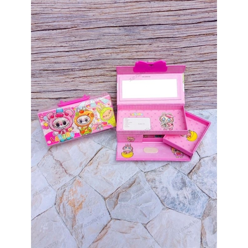 

Tempat pensil/pencil case keamanan kode/kotak pensil 3 tingkat gambar viral