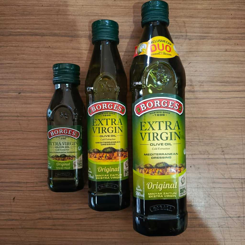 

minyak zaitun borges ekstra virgin olive oil minyak zaitun bisa diminum 500ml 250ml 125ml