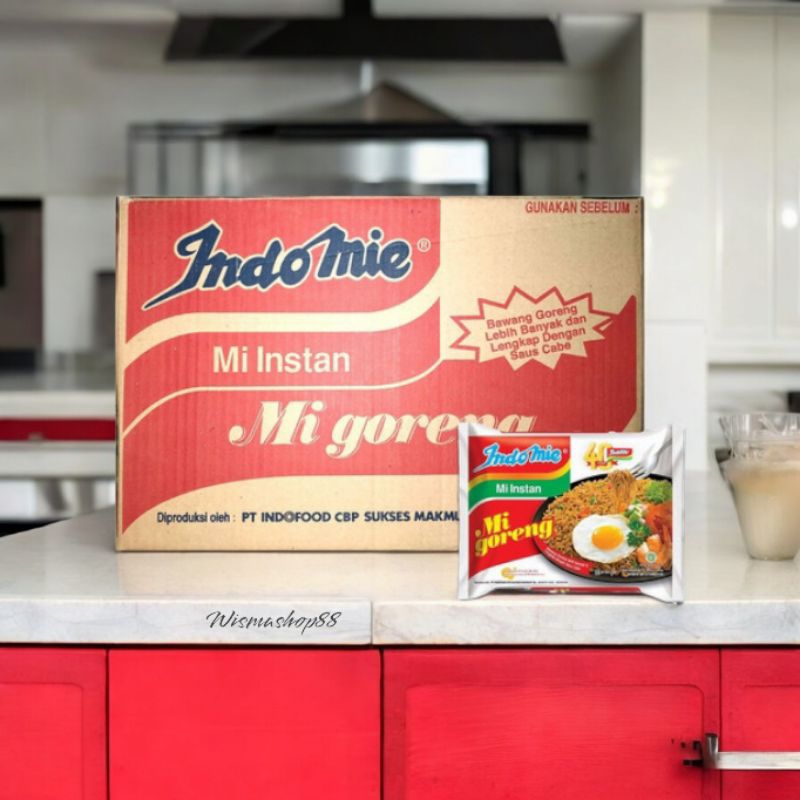 

INDOMIE GORENG 84 GRAM 1 DUS ISI 40 PCS / MIE INSTAN