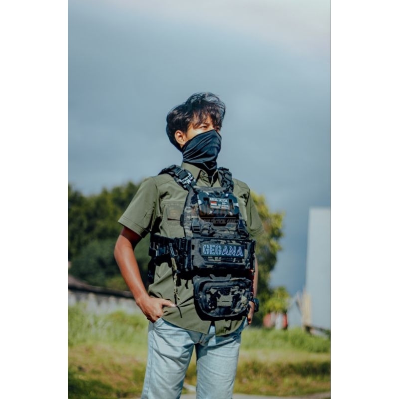 TACTICAL CIKEAS- BODYVEST DURHAIM COBRA MULTICAMBLACK