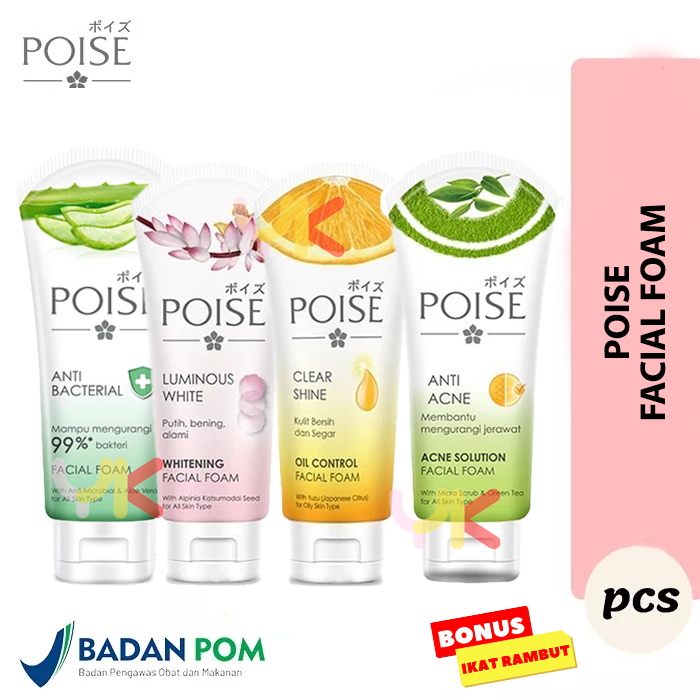 POISE FACIAL FOAM 100 GR | POISE FACIAL WASH | POISE ACNE FACIAL WASH | POISE LUMINOUS BRIGHTENING