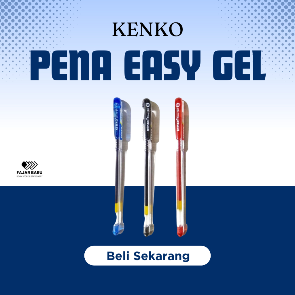 

[ PCS ] PENA EASY GEL KENKO 0.5mm