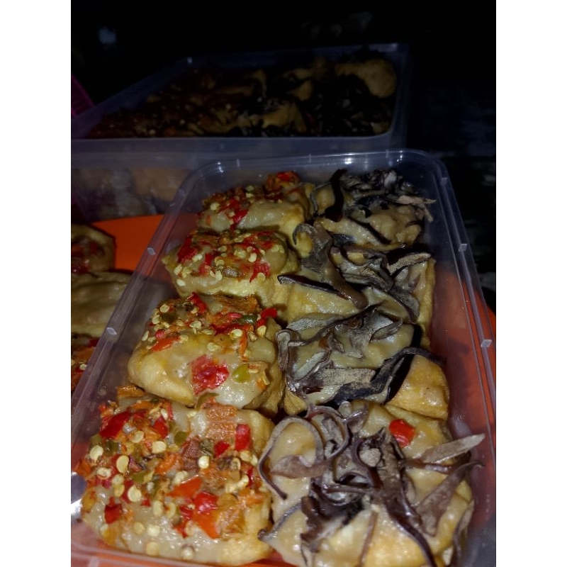 

tahu bakso toping