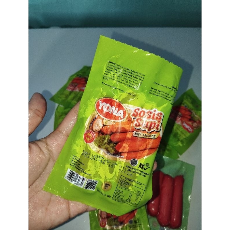 

Sosis Sapi Yona 80gr isi 3