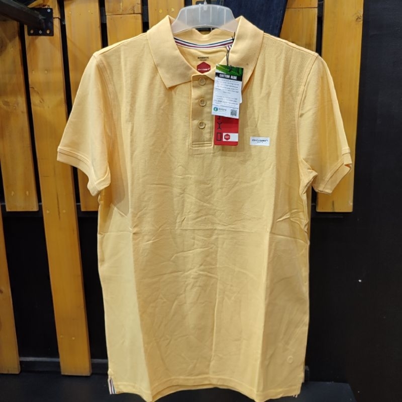 OXYGEN ORIGINAL 016 Atasan Kaos Kerah Polo Pria Polos Lengan Pendek