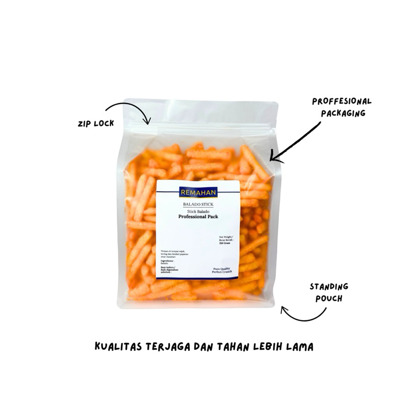 

Stick Balado 250gram Ziplock