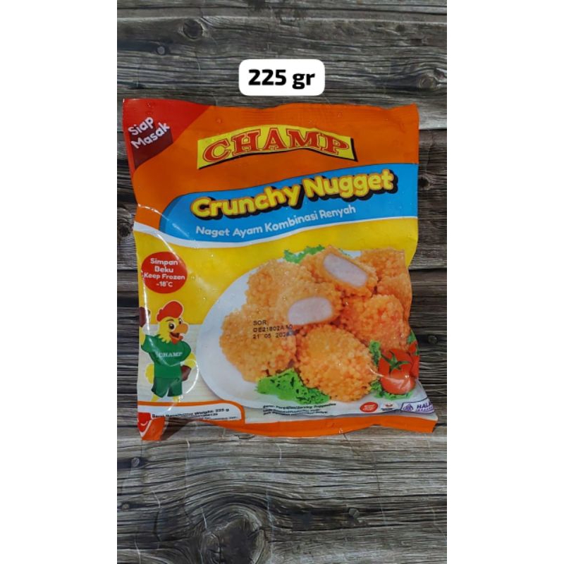 

Champ Crunchy Nugget 225 gram Naget ayam