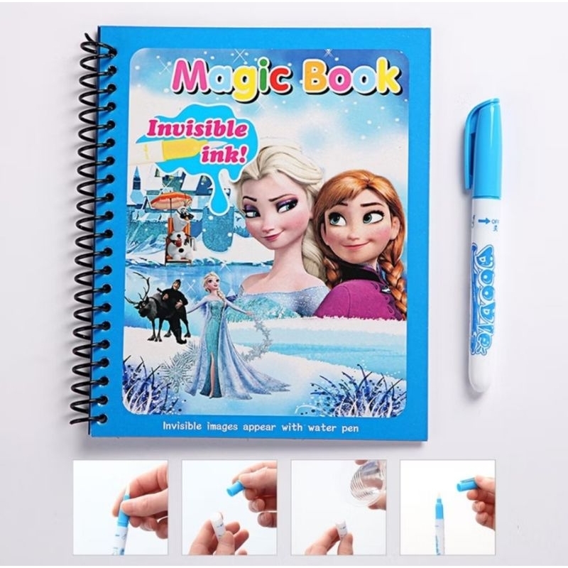 

Buku Gambar Mewarnai Anak Spidol air / MAGIC BOOK