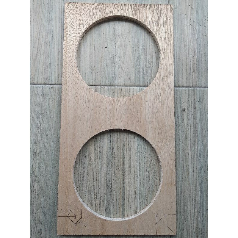 LUBANG SPEAKER BOX SALON 8 INCHI DOUBLE