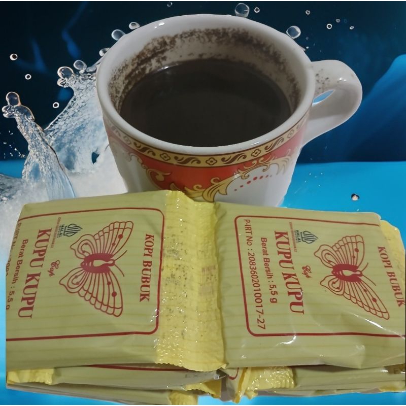 

[Termurah] kopi Hitam KUPU KUPU ½bal