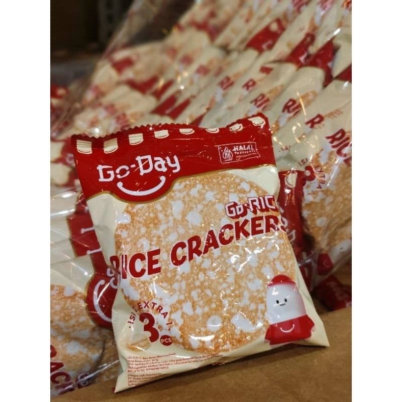 

1 Renceng Go-day Gorice Crackers 16.5gr goday Rice Crakers Makanan Ringan Cemilan Enak 16.5 gr