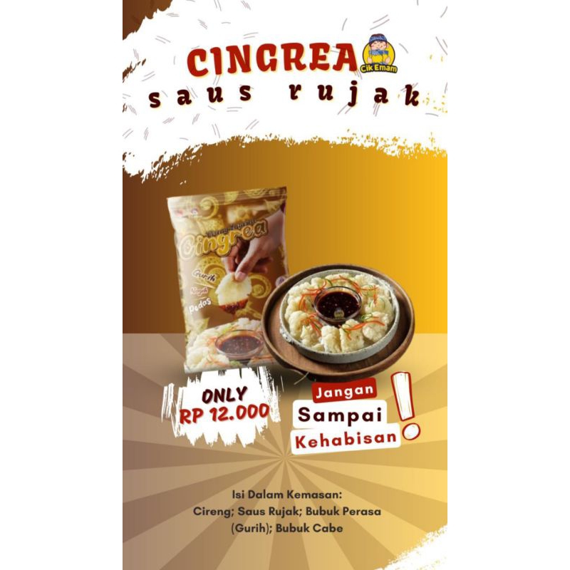 

Cikemam Cireng Saos Rujak