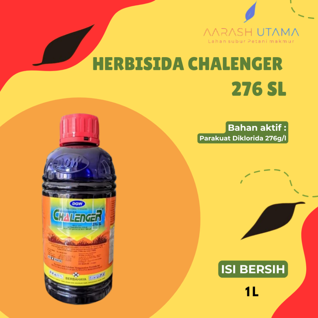 Herbisida Chalenger 276SL 1L – Parakuat Diklorida 276g/l