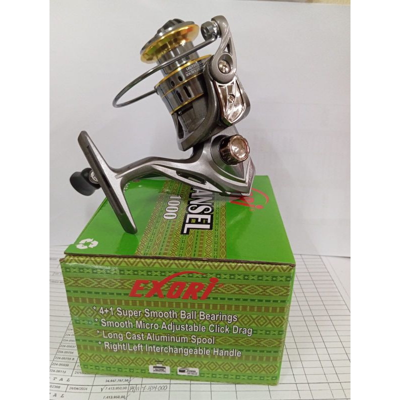 Reel Exori Ansel 4+1 Ball Bearing 1000 3000 5000 Original