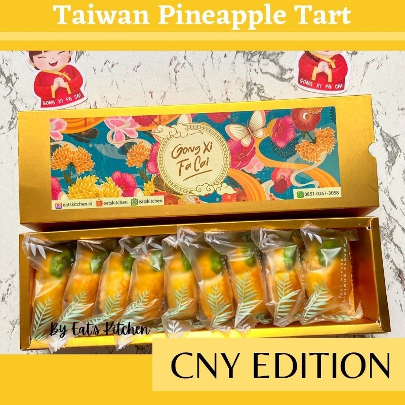 

Nastar Taiwan / Taiwan Pineapple Tart / Kue Nastar / Nastar Jumbo /Hampers Lebaran