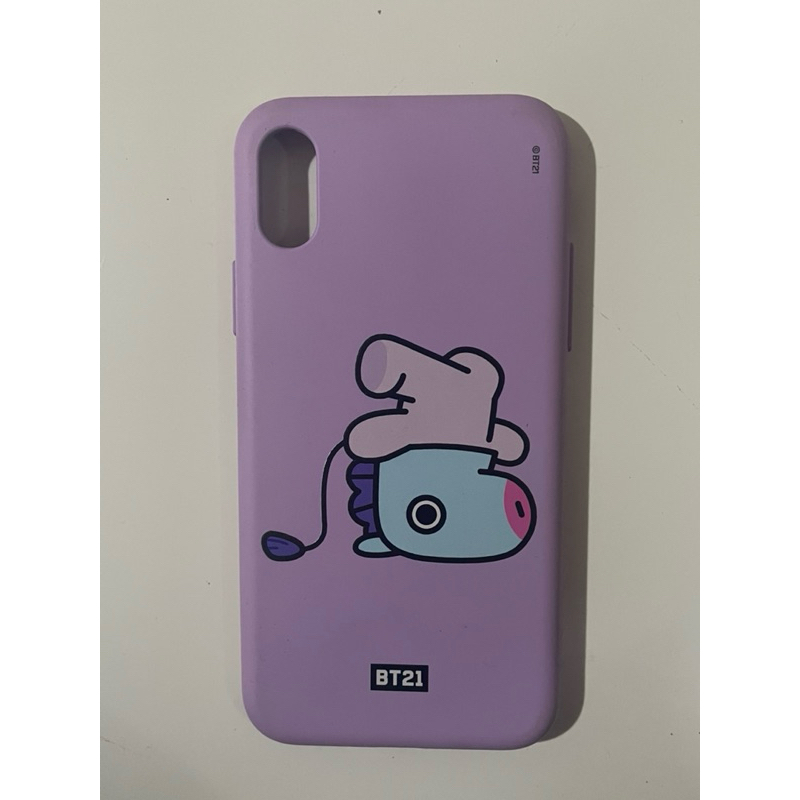 Iphone X Silicon case BT21 Original - preloved