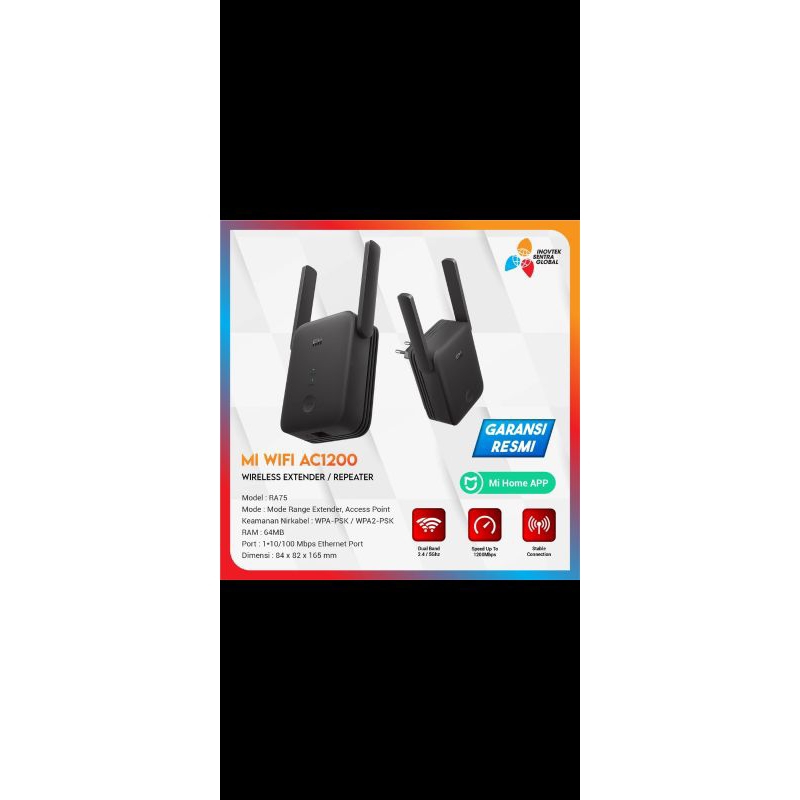 Xiaomi Mifi Repeater range extender AC1200