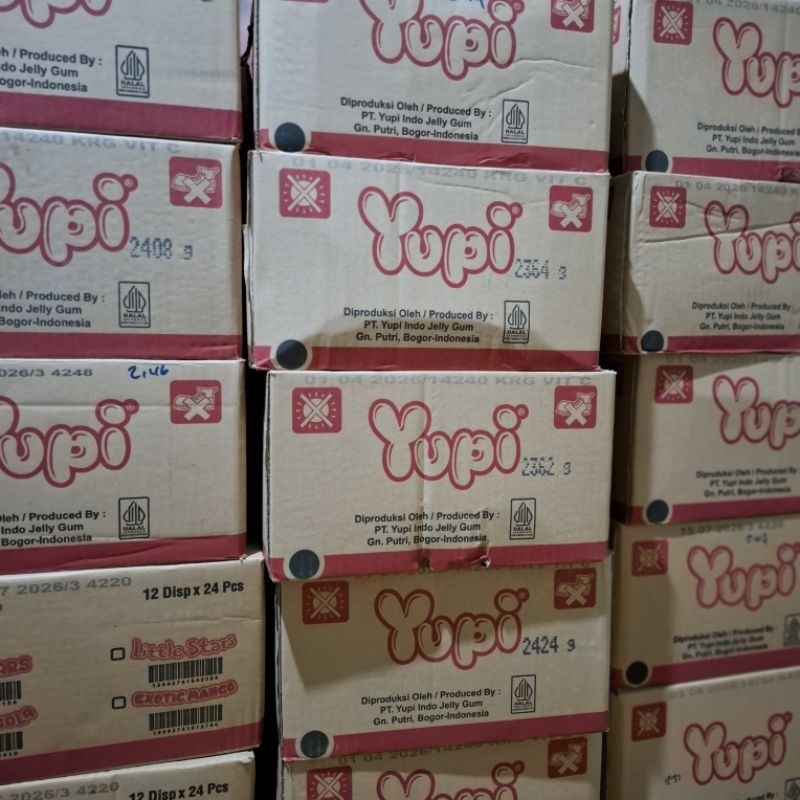 

YUPI 1 DUS ISI 12 BOX MURAH!!!