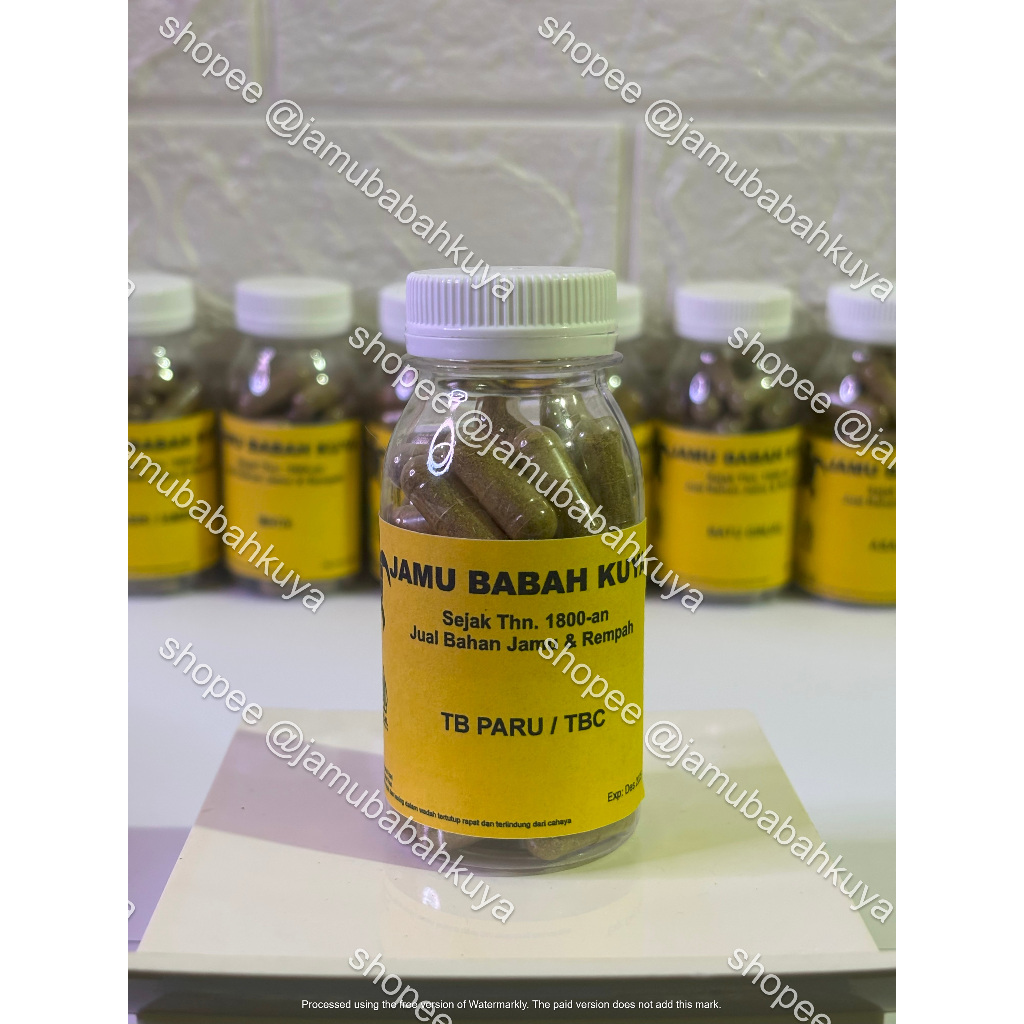 

Jamu Babah Kuya Herbal untuk Mengatasi TB Paru TBC - Ramuan Tradisional 100% Herbal Murni