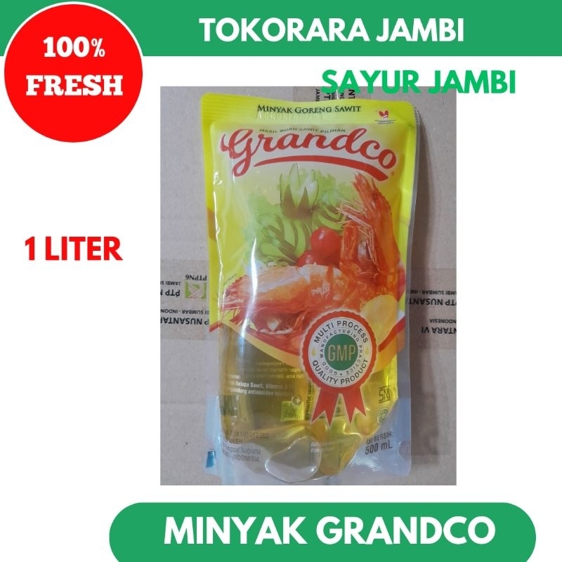 

Minyak Goreng Grandco Kemasan Tegak -Tokorara.Jambi