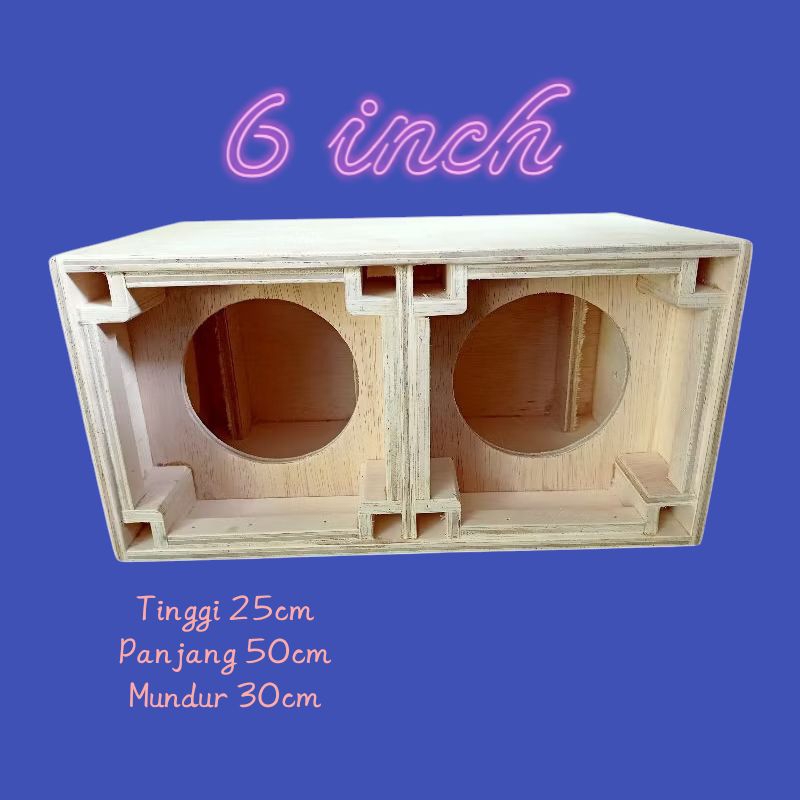 Box Planar 6 inch dobel - Box Speaker 6inch double