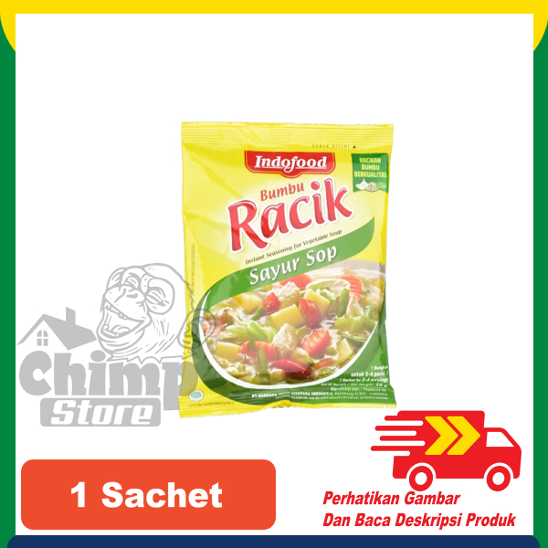 

Indofood Bumbu Racik Sayur Sop Instant Praktis 1 Bungkus Pcs Sachet