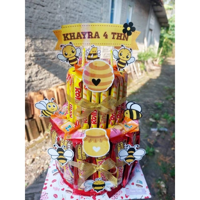 

BEBAS CUSTOM - SNACK TOWER MURAH 2 TINGKAT