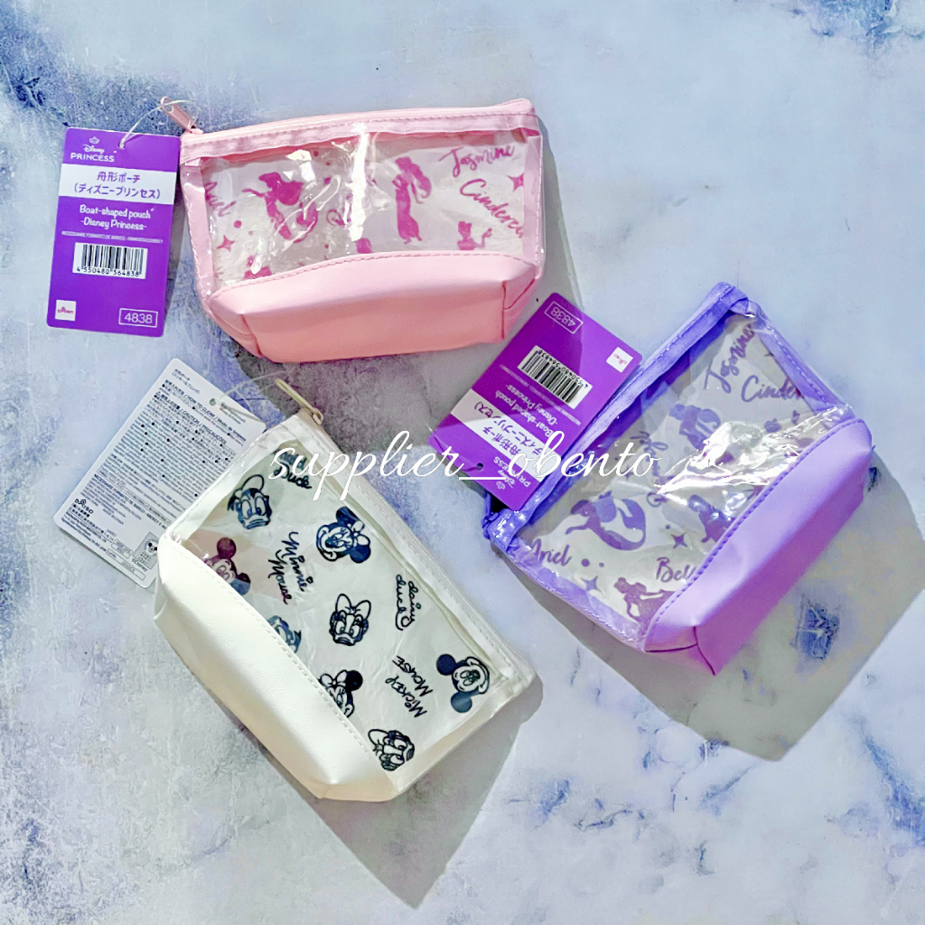 [Daiso] Disney Pouch Mesh Pocket Mini Wallet Mini Pouch Disney Transparent Pouch Multipurpose Pouch 