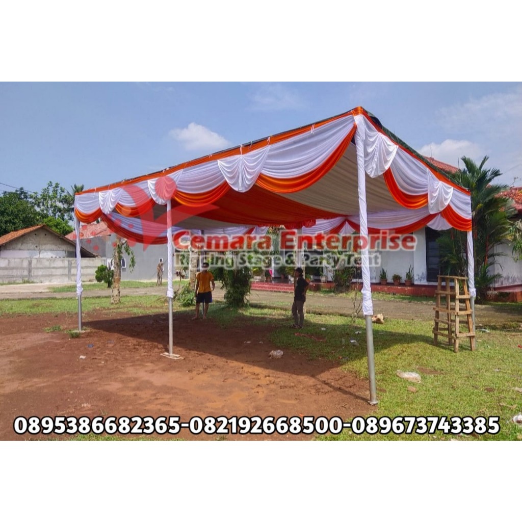 tenda dekor / tenda acara ukuran 3m x 8m