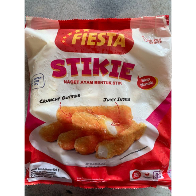 

Fiesta Chicken Nugget Stikie 400g (Area Sumbar) Frozen Food