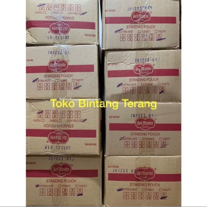 

[Kargo] Delmonte Saus Sambal Extra Hot 200 gr x 24 pcs 1 Dus/ Karton Del Monte