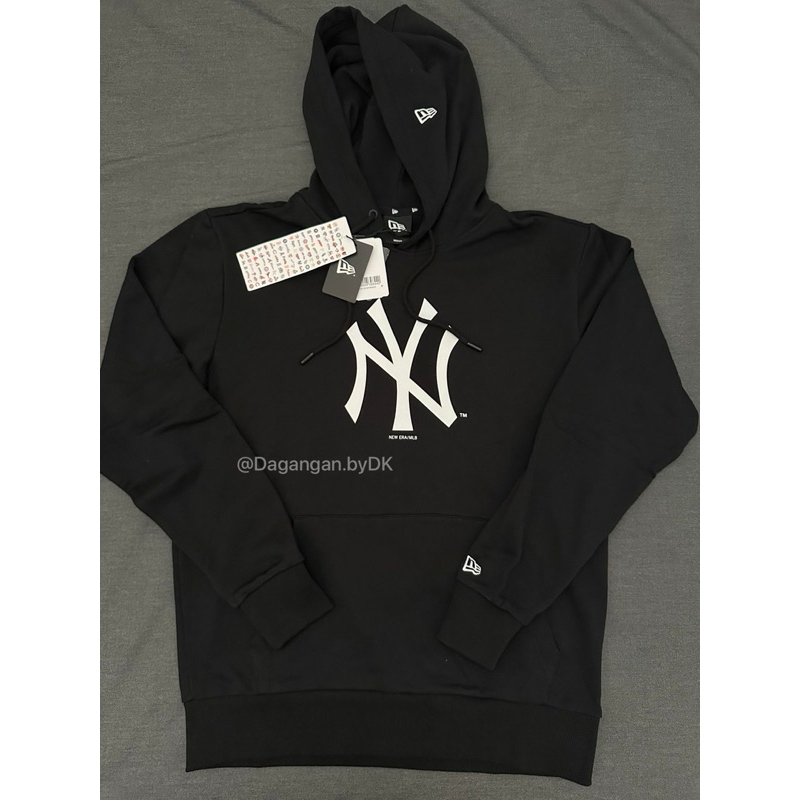Jacket Hoodie New*Era Yankees Logo Original 100% Hitam