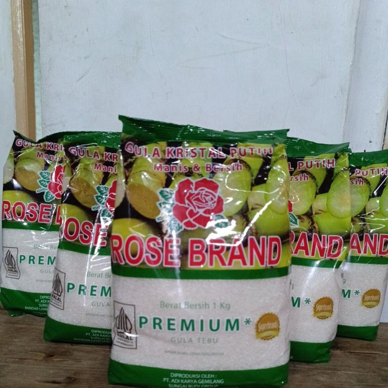 

Toko Bu Wiwit Ready Gula Pasir Rose Brand 1 Kg Premium Original