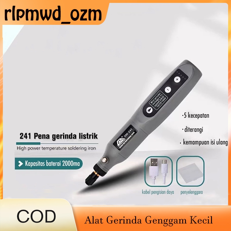 Bor Listrik Mini Bor Listrik Pena Gerinda Listrik, Pena Ukiran Gerinda Genggam Kecil Alat-alat Listr