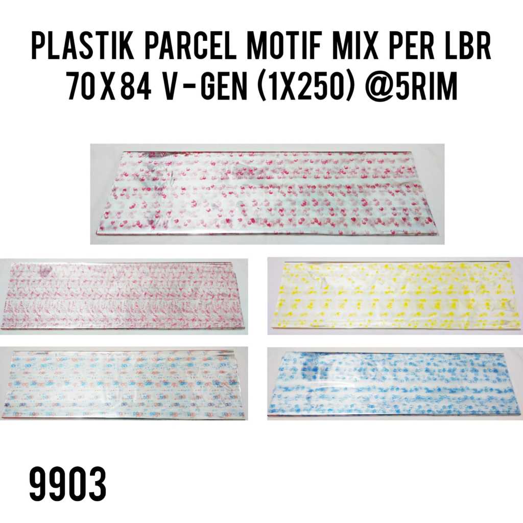

PLASTIK PARCEL MOTIF UKURAN 70X84/PLASTIK KADO